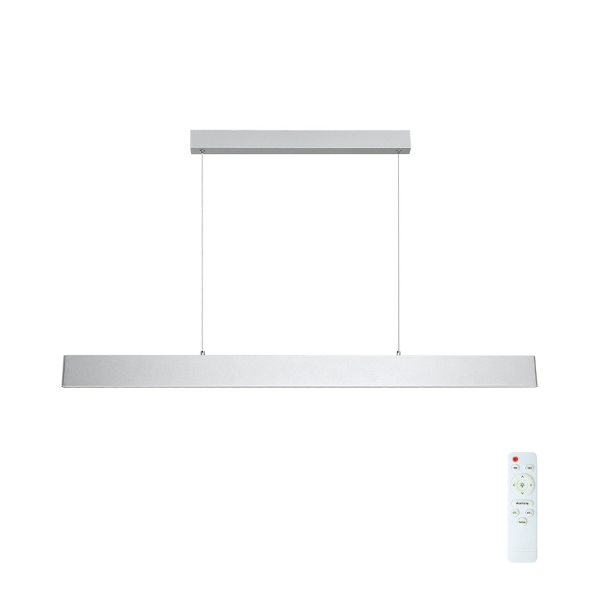 Brilagi - LED Żyrandol ściemnialny na lince SLIMLINE LED/40W/230V 3000-6000K srebrny + zdalne sterowanie