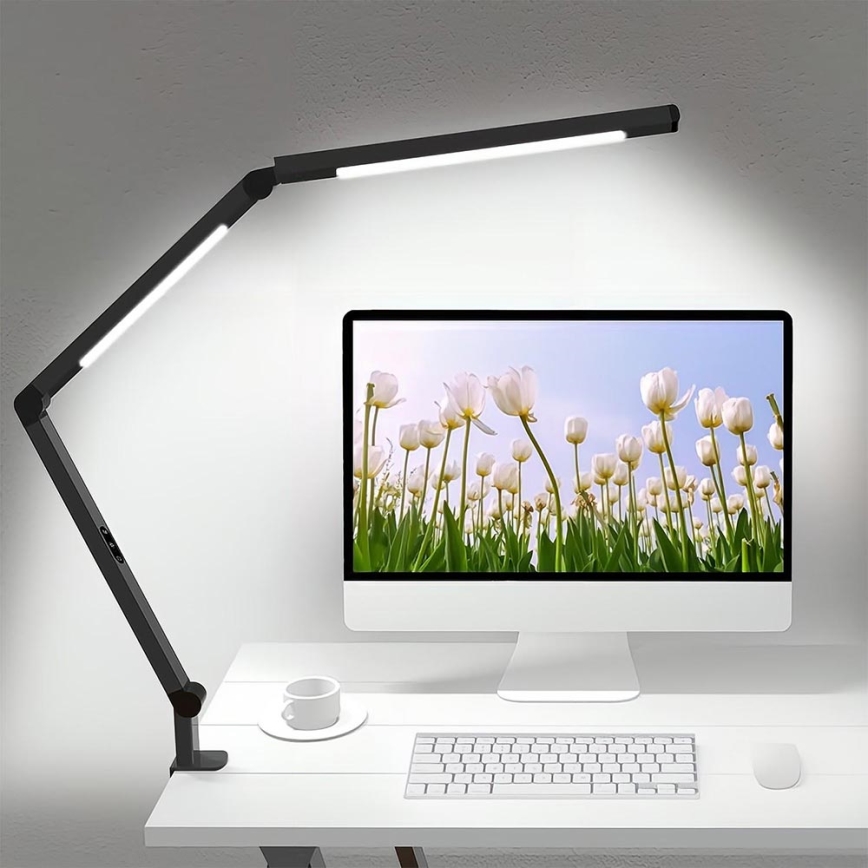 Brilagi - LED Ściemnialna dotykowa elastyczny Lampa stołowa VARIO LED/12W/230V 3000/4000/5000/6500K CRI 92 czarny