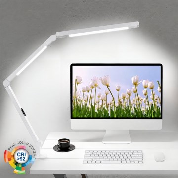 Brilagi - LED ściemnialna dotykowa giętka lampa stołowa VARIO LED/12W/230V 3000/4000/5000/6500K CRI 92 biała