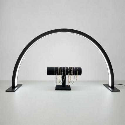BRILAGI - LED ściemnialna modelarska łukowa lampa biurkowa RADIO LED/30W/24/230V 3000/4000/6500K czarna