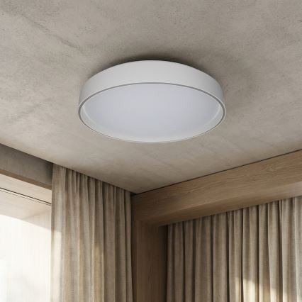 Brilagi - ściemnialna lampa sufitowa NANCI LED/60W/230V 3000-6500K śr. 49 cm biała + pilot zdalnego sterowania