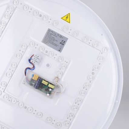 Brilagi - ściemnialna lampa sufitowa NANCI LED/60W/230V 3000-6500K śr. 49 cm biała + pilot zdalnego sterowania