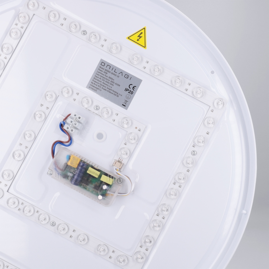 Brilagi - ściemnialna lampa sufitowa NANCI LED/60W/230V 3000-6500K śr. 49 cm biała + pilot zdalnego sterowania