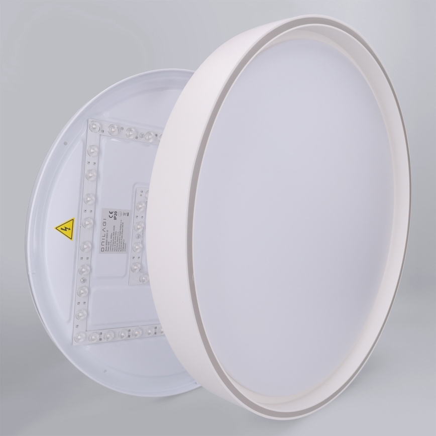 Brilagi - ściemnialna lampa sufitowa NANCI LED/60W/230V 3000-6500K śr. 49 cm biała + pilot zdalnego sterowania