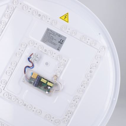 Brilagi - ściemnialna lampa sufitowa NANCI LED/60W/230V 3000-6500K śr. 49 cm biała + pilot zdalnego sterowania
