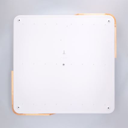 Brilagi - LED ściemnialna lampa sufitowa PILANA LED/60W/230V 3000-6500K dąb/biały 56x56 cm + zdalne sterowanie