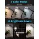 Brilagi - LED Ściemnialna lampa stołowa ze szkłem powiększającym LED/12W/5V 3000/4200/6000K czarna