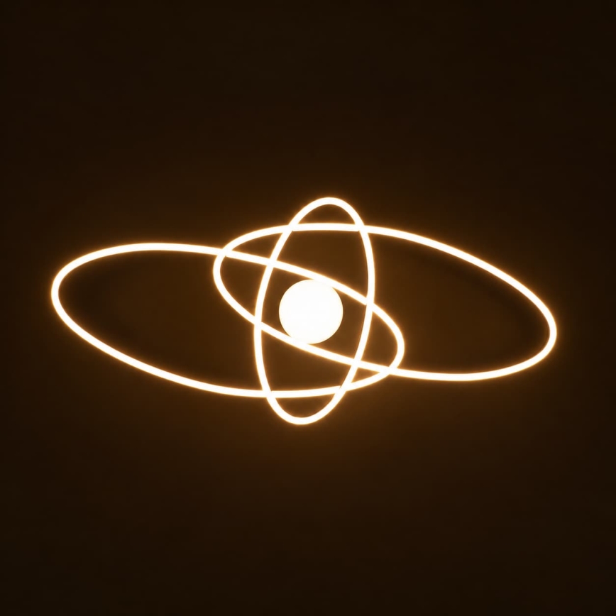 BRILAGI - LED ściemnialna oprawa sufitowa APOLLO LED/58W/230V 3000-6500K 43,2x101,2 cm czarna + pilot zdalnego sterowania
