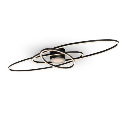 BRILAGI - LED ściemnialna oprawa sufitowa APOLLO LED/58W/230V 3000-6500K 43,2x101,2 cm czarna + pilot zdalnego sterowania