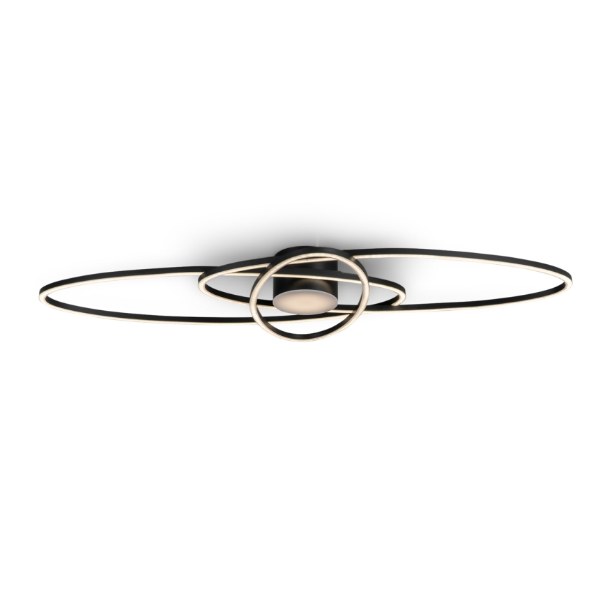BRILAGI - LED ściemnialna oprawa sufitowa APOLLO LED/58W/230V 3000-6500K 43,2x101,2 cm czarna + pilot zdalnego sterowania