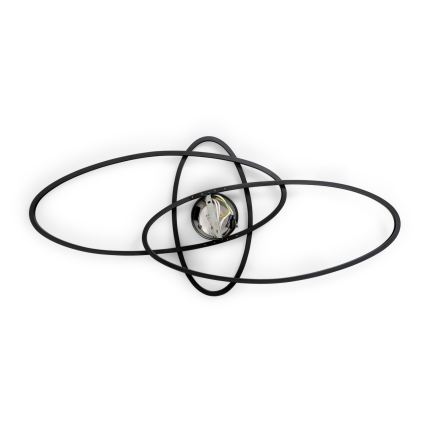 BRILAGI - LED ściemnialna oprawa sufitowa APOLLO LED/58W/230V 3000-6500K 43,2x101,2 cm czarna + pilot zdalnego sterowania