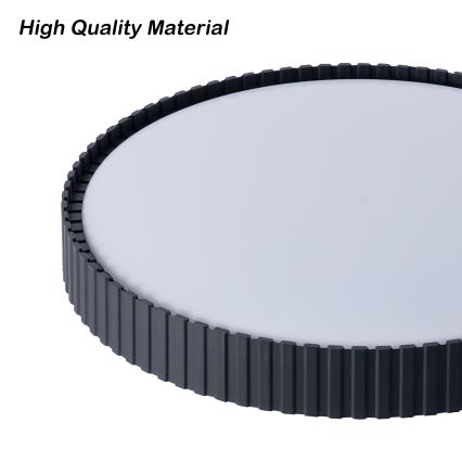 Brilagi - ściemnialna oprawa sufitowa LED CORVO LED/54W/230V 3000-6000K czarna śr. 40 cm + pilot zdalnego sterowania