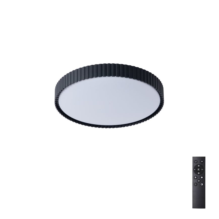 Brilagi - ściemnialna oprawa sufitowa LED CORVO LED/54W/230V 3000-6000K czarna śr. 40 cm + pilot zdalnego sterowania