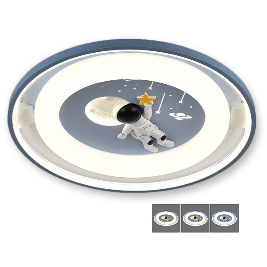 BRILAGI - LED ściemnialna dziecięca lampa sufitowa ASTRO LED/55W/230V 3000-6000K śr. 50 cm + pilot zdalnego sterowania