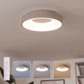 BRILAGI - LED ściemnialna lampa sufitowa FALCON II LED/67W/230V 3000-6500K śr. 40 cm biała/beżowa + pilot zdalnego sterowania
