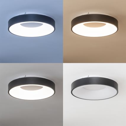 Brilagi - LED ściemnialna lampa sufitowa FALCON II LED/67W/230V 3000-6500K średnica 40 cm czarna + pilot zdalnego sterowania