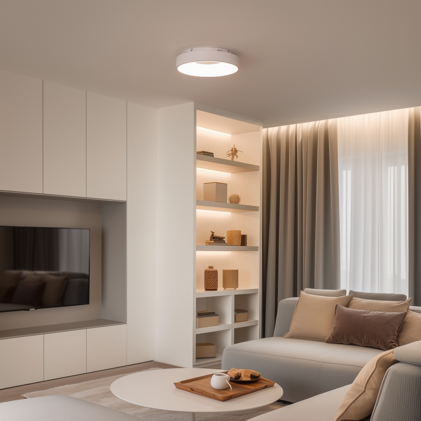 Brilagi - Ściemnialna oprawa sufitowa LED FALCON II LED/67W/230V 3000-6500K śr. 40 cm biała + pilot zdalnego sterowania