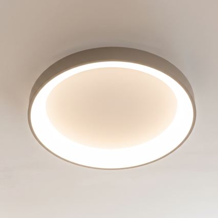 BRILAGI - LED Ściemnialna lampa sufitowa FALCON II LED/99W/230V 3000-6500K śr. 60 cm biały/beżowy + zdalne sterowanie
