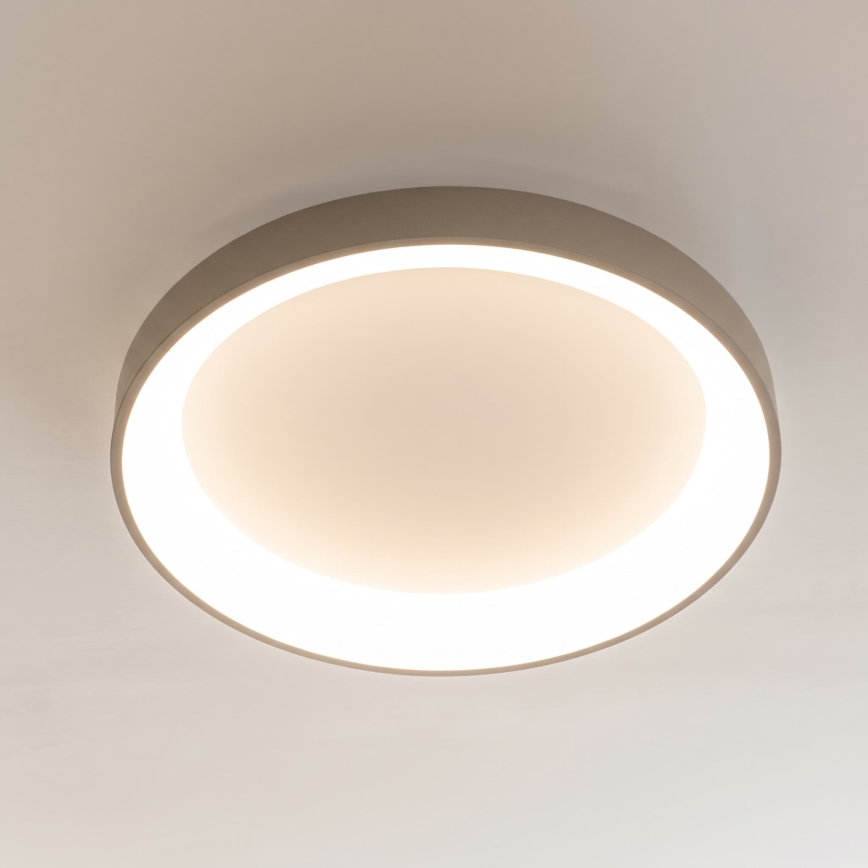 BRILAGI - LED Ściemnialna lampa sufitowa FALCON II LED/99W/230V 3000-6500K śr. 60 cm biały/beżowy + zdalne sterowanie