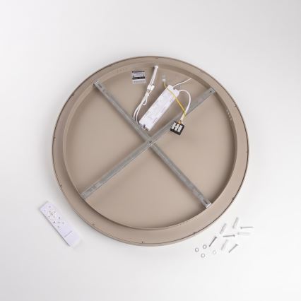 BRILAGI - LED Ściemnialna lampa sufitowa FALCON II LED/99W/230V 3000-6500K śr. 60 cm biały/beżowy + zdalne sterowanie