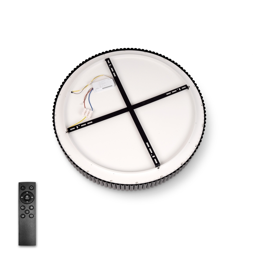 Brilagi - LED ściemnialna lampa sufitowa FALCON MODERN LED/30W/230V 3000-6500K śr. 40 cm czarna + pilot zdalnego sterowania