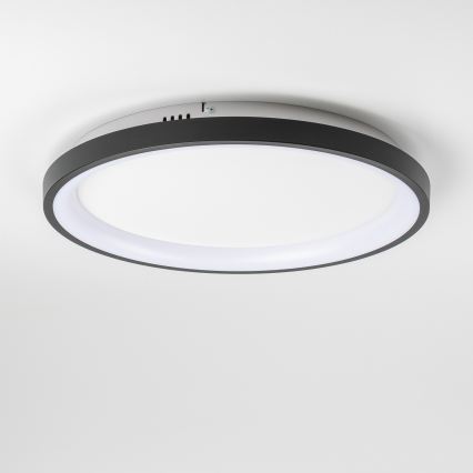 Brilagi - ściemnialna oprawa sufitowa LED FALCON SLIM LED/42W/230V 3000-6500K, średnica 50 cm, czarna + pilot zdalnego sterowania