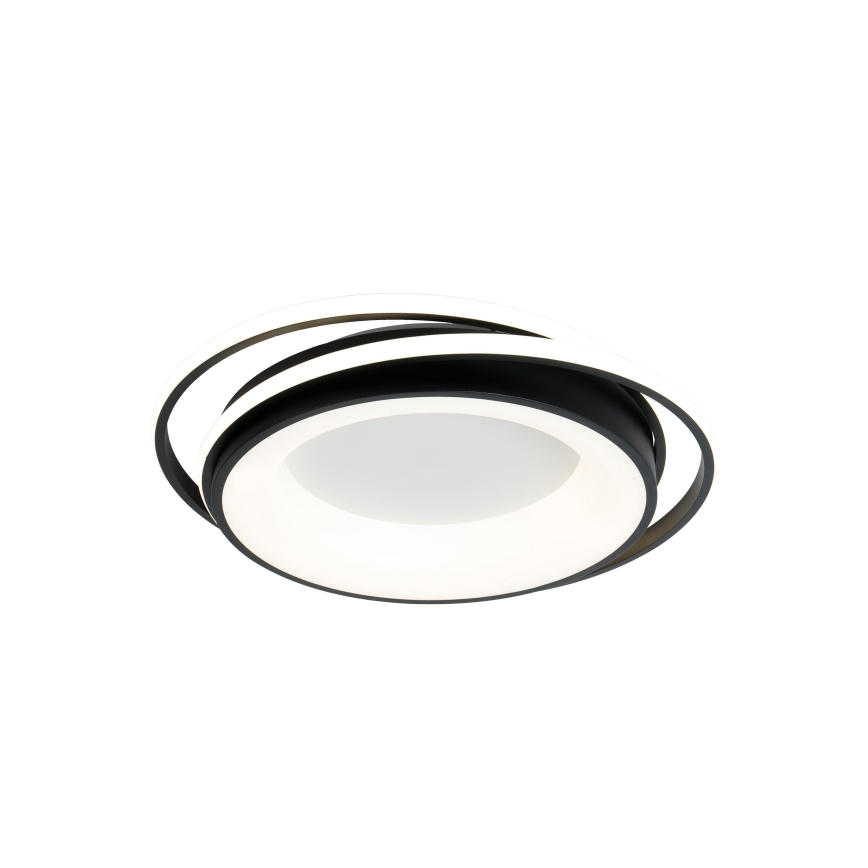 Brilagi - LED ściemnialna oprawa sufitowa FLARE LED/84W/230V 3000-6000K 47x51 cm czarna + zdalne sterowanie