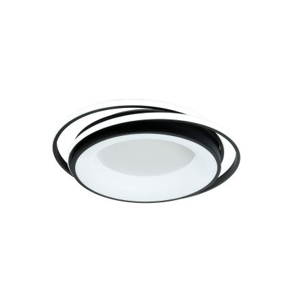 Brilagi - LED ściemnialna oprawa sufitowa FLARE LED/84W/230V 3000-6000K 47x51 cm czarna + zdalne sterowanie