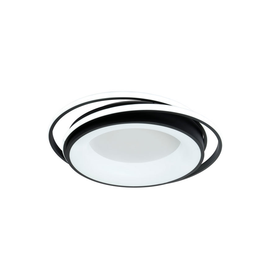 Brilagi - LED ściemnialna oprawa sufitowa FLARE LED/84W/230V 3000-6000K 47x51 cm czarna + zdalne sterowanie