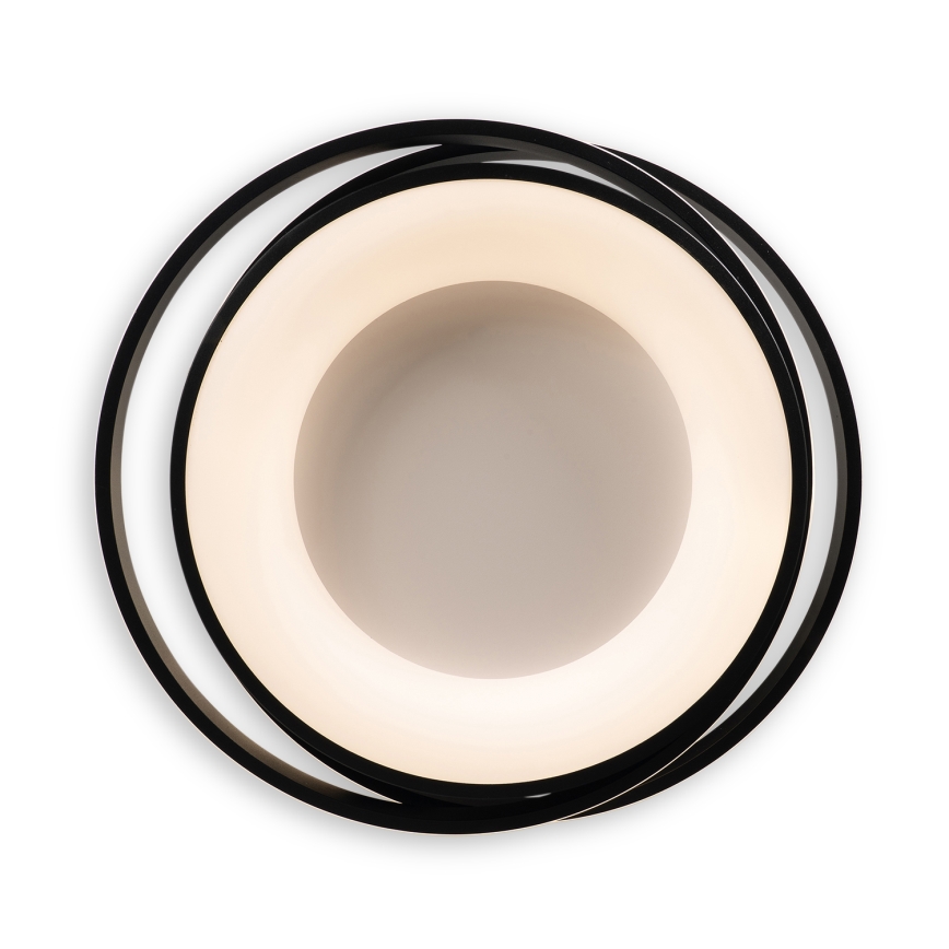 BRILAGI - LED ściemnialna oprawa sufitowa FLARE LED/84W/230V 3000-6000K 47x51 cm czarna + zdalne sterowanie
