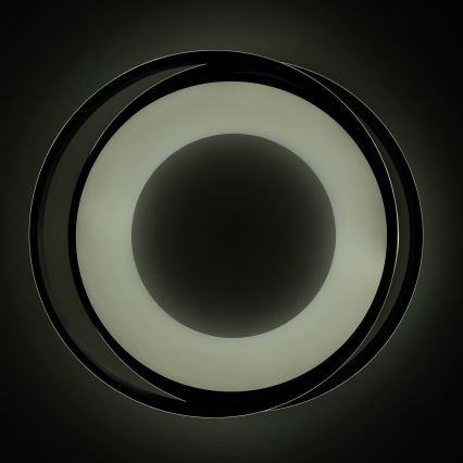 BRILAGI - LED ściemnialna oprawa sufitowa FLARE LED/84W/230V 3000-6000K 47x51 cm czarna + zdalne sterowanie