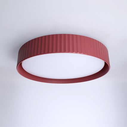 Brilagi - Ściemnialna oprawa sufitowa LED LUCIA LED/48W/230V 3000-6500K średnica 41 cm czerwona + pilot zdalnego sterowania