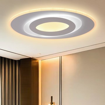 Brilagi - LED Ściemnialna lampa sufitowa MODERN LED/45W/230V 3000-6000K 20x40 cm + zdalne sterowanie