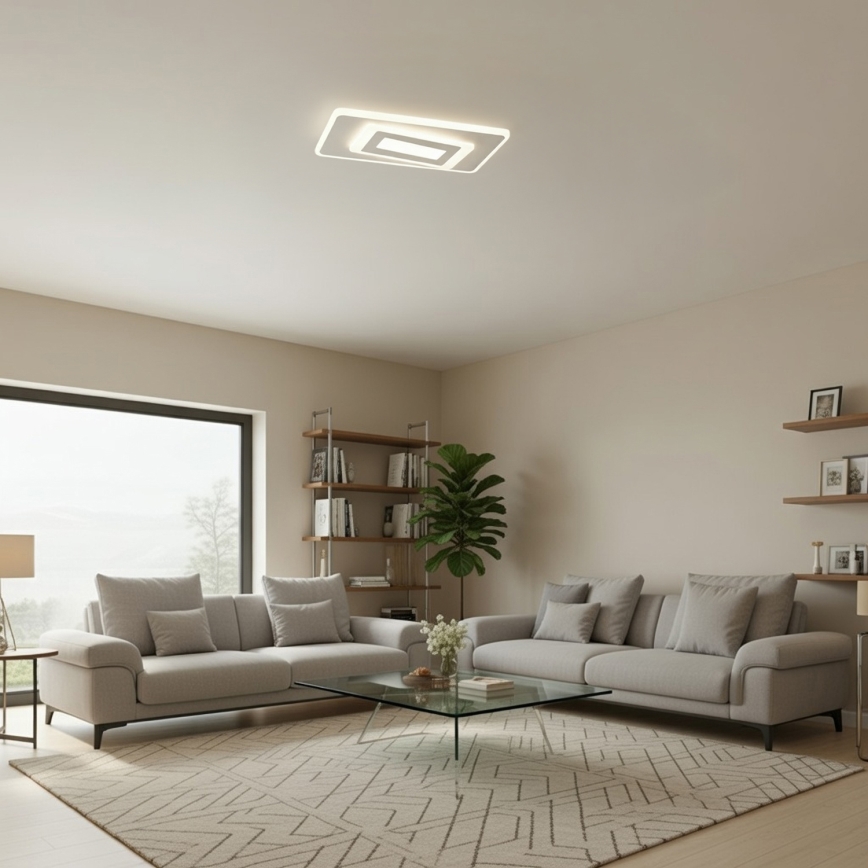 BRILAGI - LED ściemnialna oprawa sufitowa MODERN LED/51W/230V 3000-6000K 20x40 cm + zdalne sterowanie