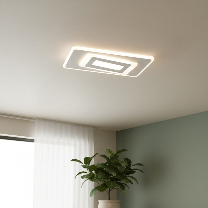 BRILAGI - LED ściemnialna oprawa sufitowa MODERN LED/51W/230V 3000-6000K 20x40 cm + zdalne sterowanie