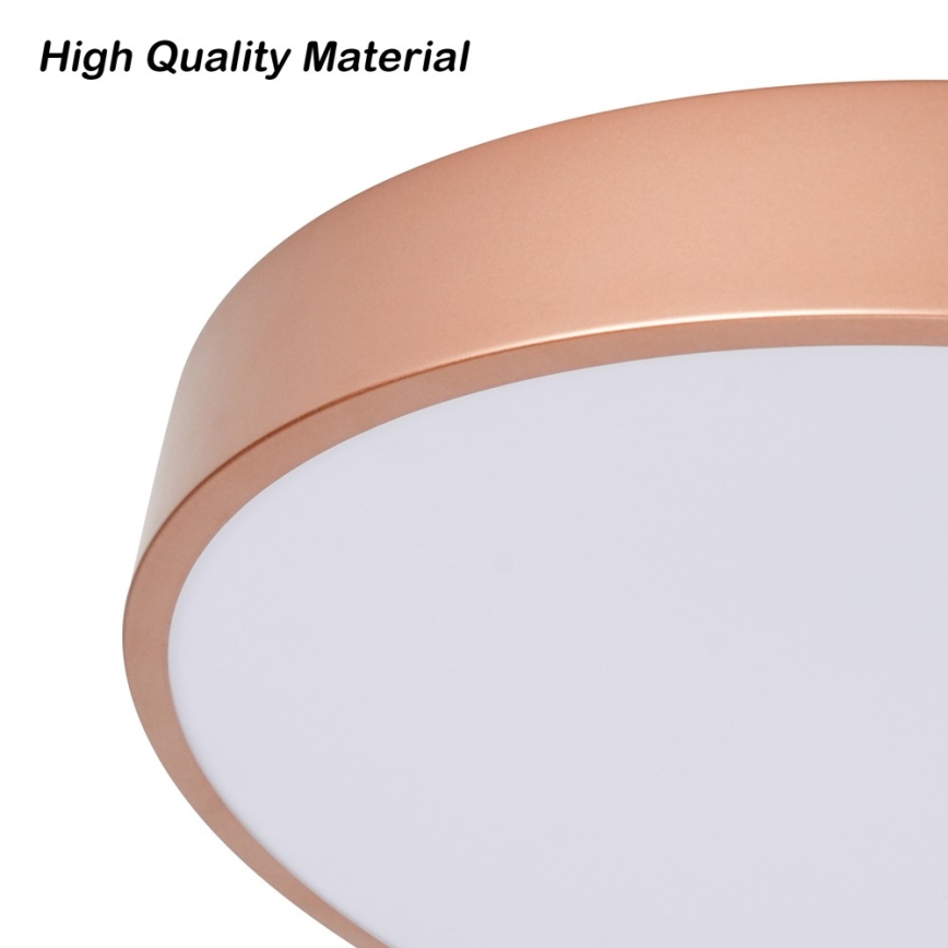 Brilagi - ściemnialna natynkowa oprawa sufitowa LED POOL, 24 W, 230 V, 3000–6000 K, Ø 20 cm, brązowa + pilot zdalnego sterowania