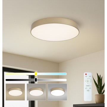 Brilagi - LED ściemnialna lampa sufitowa POOL LED/60W/230V 3000-6000K śr. 50 cm złota + zdalne sterowanie