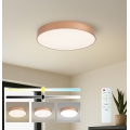 Brilagi - LED ściemnialna lampa sufitowa POOL LED/60W/230V 3000-6000K średnica 50 cm brązowa + pilot zdalnego sterowania