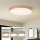 Brilagi - LED ściemnialna lampa sufitowa POOL SMART LED/100W/230V 3000-6000K śr. 80 cm Wi-Fi Tuya brązowa + pilot zdalnego sterowania
