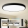 Brilagi - LED ściemnialna lampa sufitowa POOL SMART LED/180W/230V 3000-6000K śr. 120 cm Wi-Fi Tuya czarna + pilot zdalnego sterowania