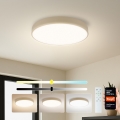 Brilagi - LED Ściemnialna lampa sufitowa POOL SMART LED/48W/230V 3000-6000K Ø 40 cm Wi-Fi Tuya beżowa + pilot zdalnego sterowania