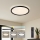 Brilagi - LED Ściemnialna lampa sufitowa RIVO LED/72W/230V 3000-6000K czarna śr. 50 cm + pilot zdalnego sterowania