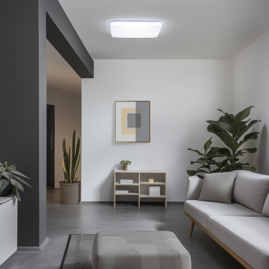 Brilagi - Ściemnialna oprawa sufitowa SMART LED/36W/230V 53x53 cm 2700-6500K Wi-Fi Tuya + pilot zdalnego sterowania