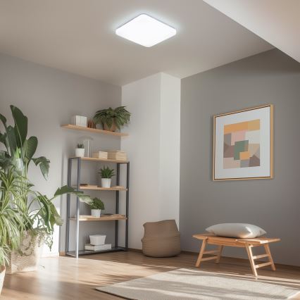 Brilagi - Ściemnialna oprawa sufitowa SMART LED/36W/230V 53x53 cm 2700-6500K Wi-Fi Tuya + pilot zdalnego sterowania