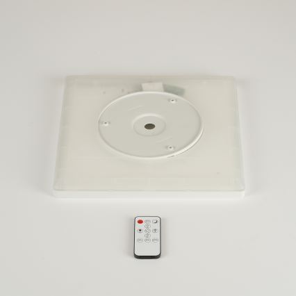 Brilagi - LED Regulowane natynkowe oświetlenie sufitowe ULTRA SLIM LED/18W/230V 2700-6500K 30x30 cm białe + pilot do zdalnego sterowania