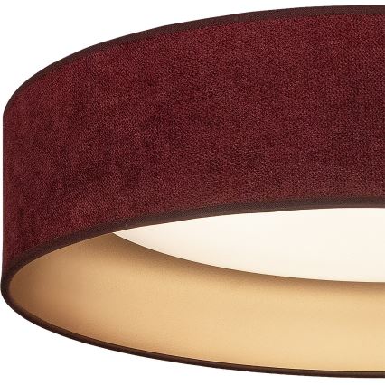 Brilagi - ściemnialna oprawa sufitowa LED VELVET SMART VARI LED/24W/230V 3000-6500K o średnicy 45 cm bordowy/złoty + pilot zdalnego sterowania