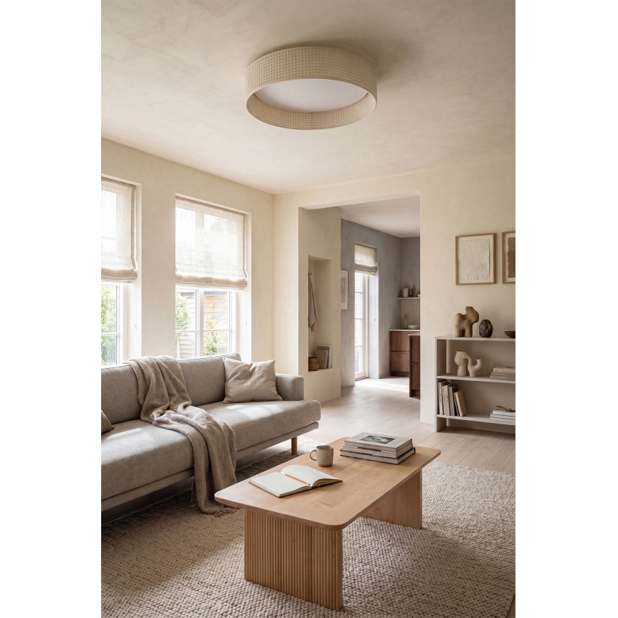 BRILAGI - Ściemnialna lampa sufitowa LED VELVET SMART VARI LED/24W/230V 3000-6500K śr. 45 cm kremowa + pilot zdalnego sterowania