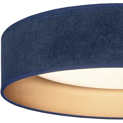 Brilagi - ściemnialna lampa sufitowa LED VELVET SMART VARI LED/24W/230V 3000-6500K Ø 45 cm niebieska/złota + pilot zdalnego sterowania