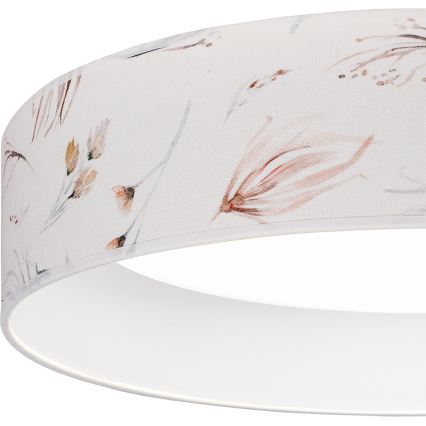 Brilagi - Ściemniana oprawa sufitowa LED VELVET SMART VARI LED/36W/230V 3000-6500K średnica 55 cm biały/z motywem kwiatowym + pilot zdalnego sterowania