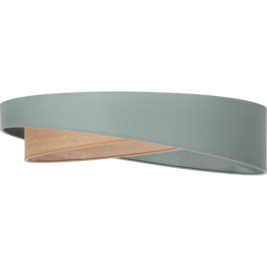 BRILAGI - LED ściemnialna oprawa sufitowa VELVET TWIST LED/36W/230V 3000-6000K Ø 65 cm Wi-Fi Tuya Beacon zielony/beżowy + pilot zdalnego sterowania